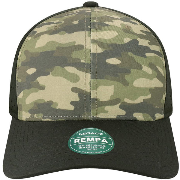 Dark Olive Green Camo/ Black