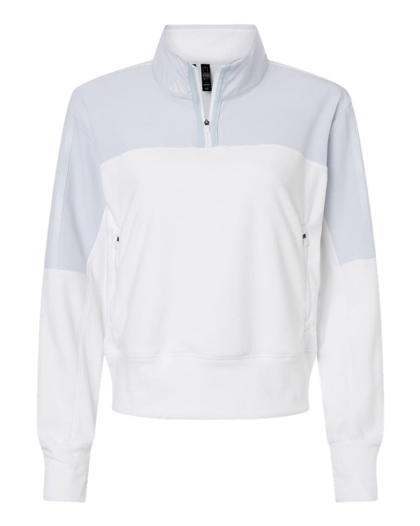 Adidas Women's Fleece Quarter-Zip Pullover