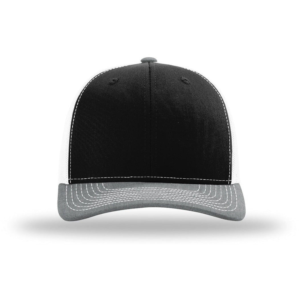 Black/ White/ Heather Grey