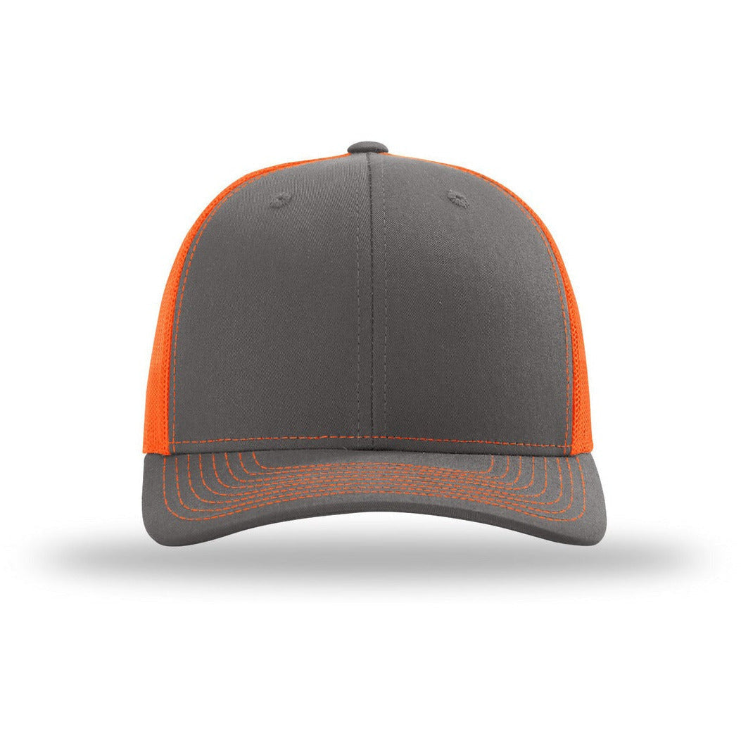 Charcoal/ Neon Orange