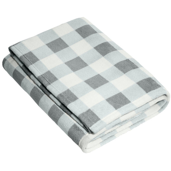 Marshmallow/ Monument Grey Check