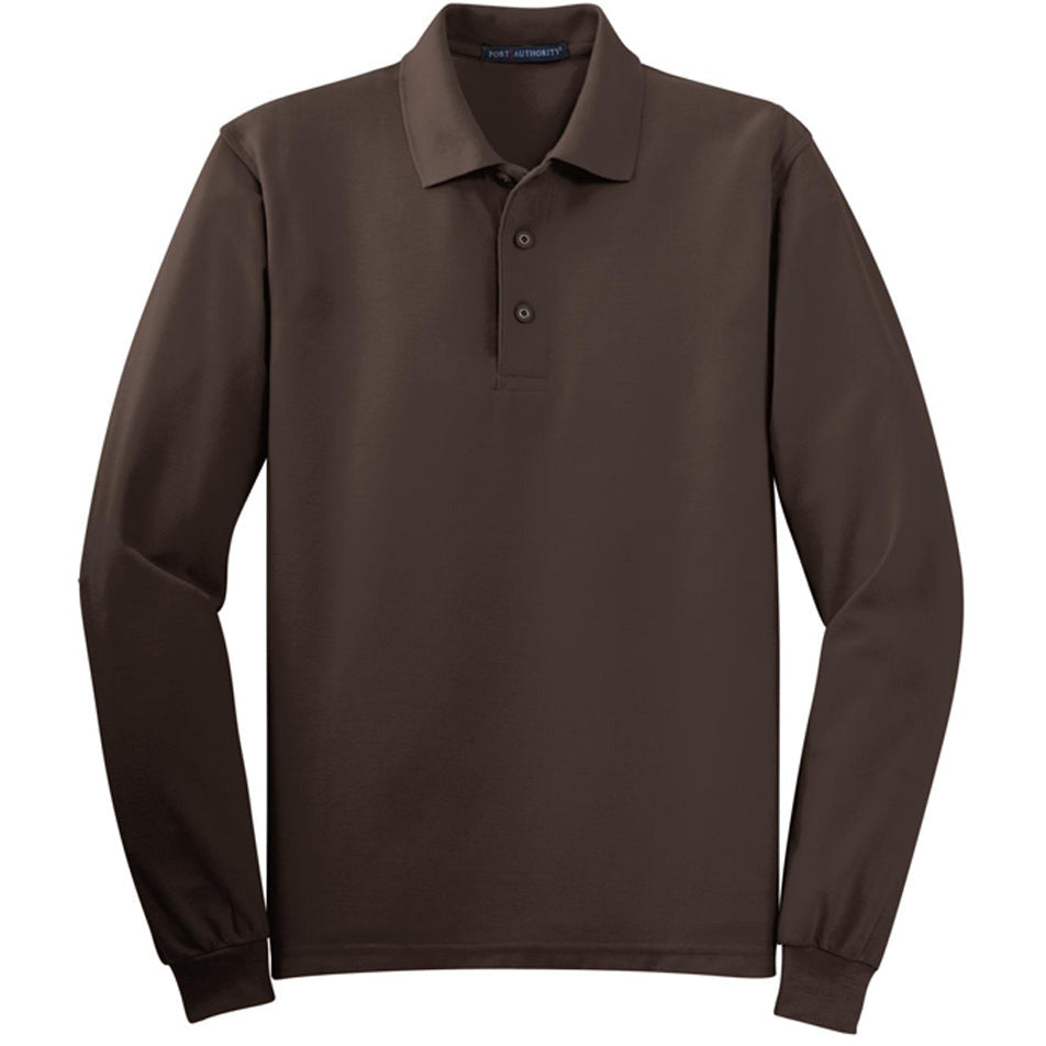 Port Authority® Silk Touch™ Long Sleeve Polo