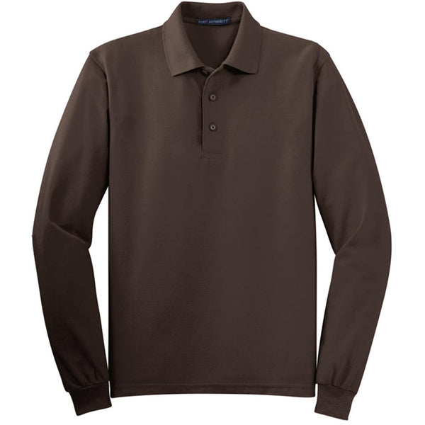 Port Authority® Silk Touch™ Long Sleeve Polo