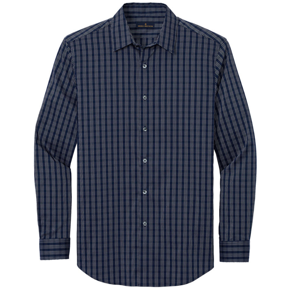 Navy Blazer/ White Grid Check