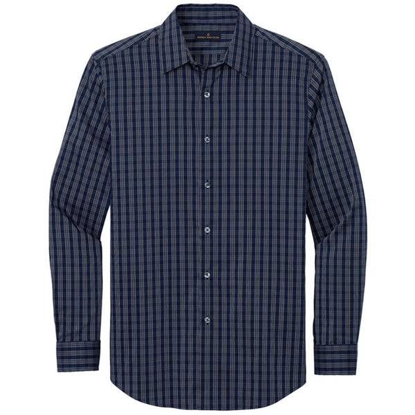Navy Blazer/ White Grid Check