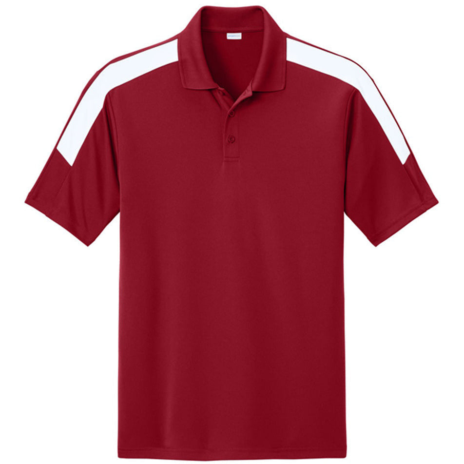 Deep Red/ White