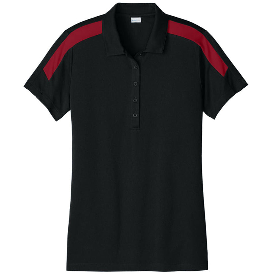 Black/ Deep Red