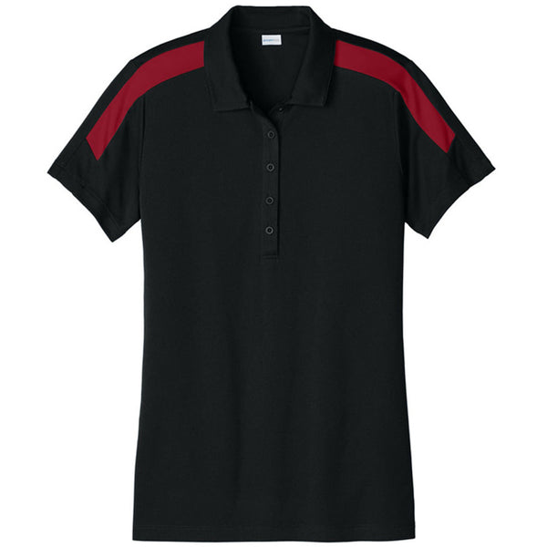 Black/ Deep Red