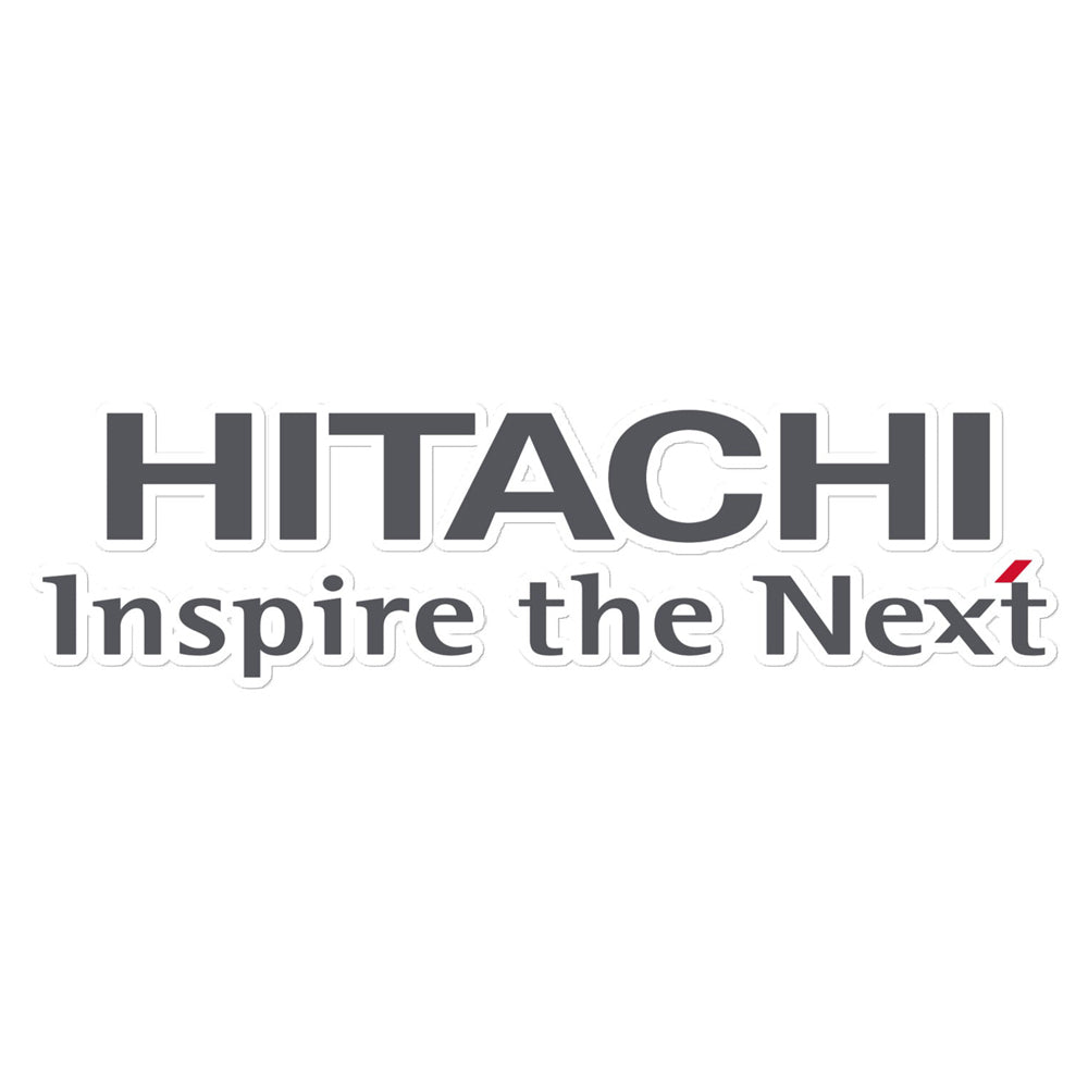Hitachi Bubble-free stickers
