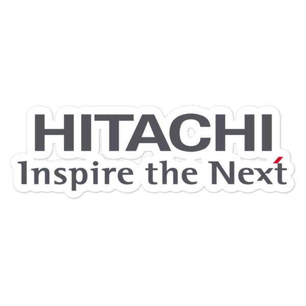 Hitachi Bubble-free stickers