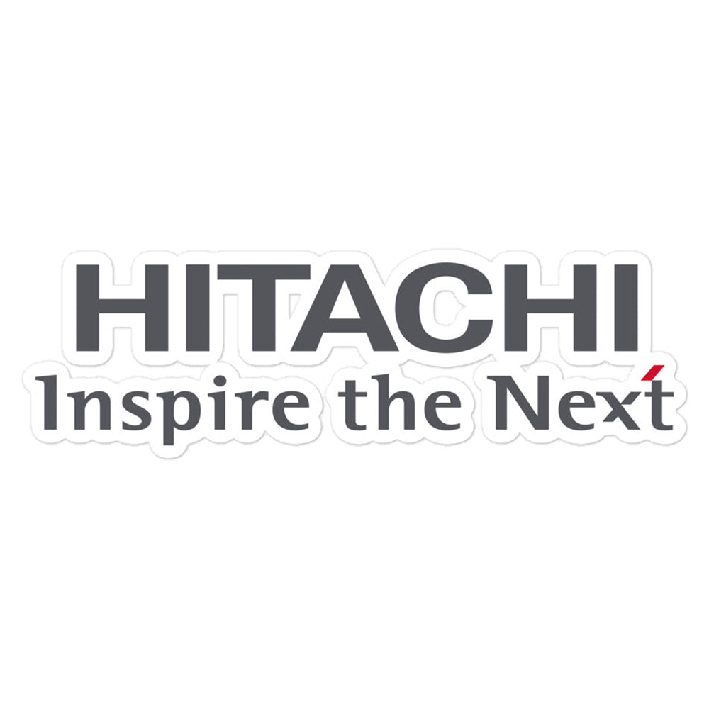 Hitachi Bubble-free stickers
