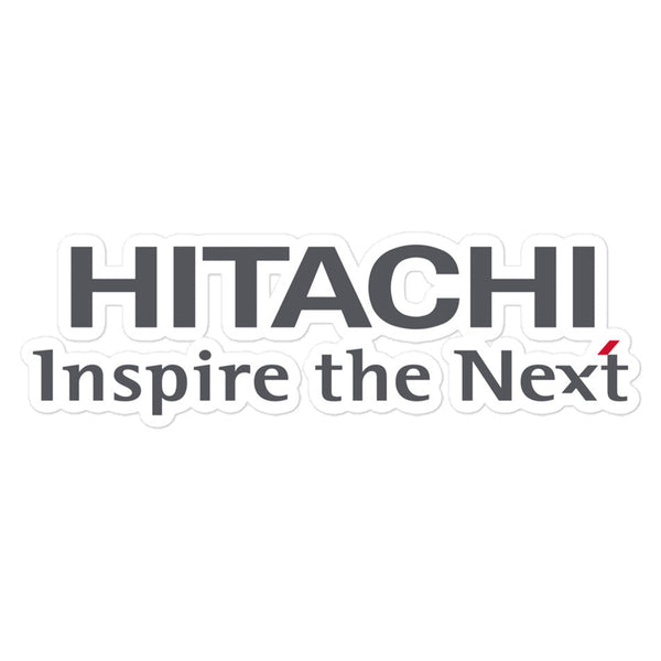 Hitachi Bubble-free stickers
