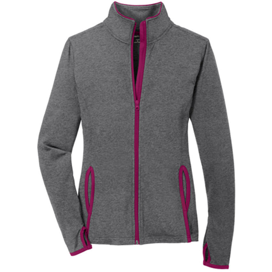 Charcoal Grey Heather/ Hot Cor