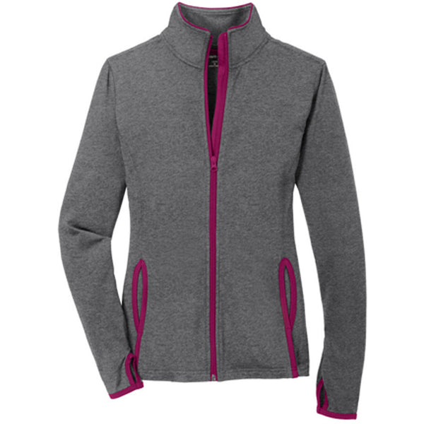 Charcoal Grey Heather/ Hot Cor