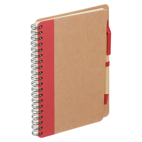 5" x 7" Eco-Friendly Spiral Notebook with Pen