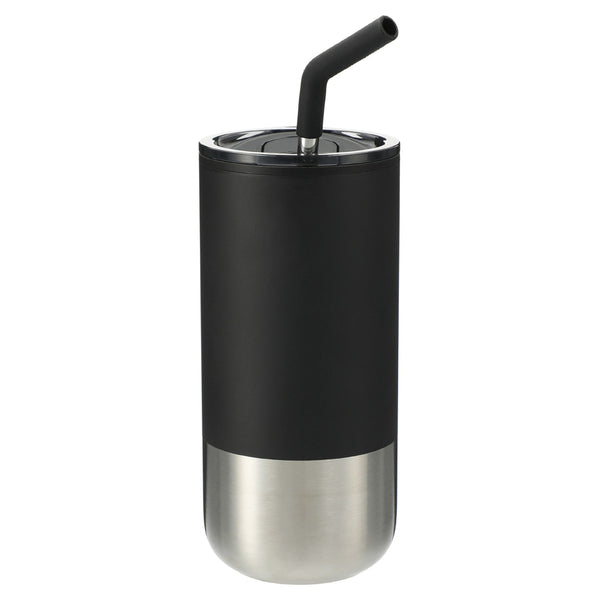 Lagom Insulated 16oz Stainless Steel Tumbler with Straw