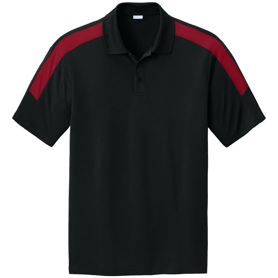 Black/ Deep Red