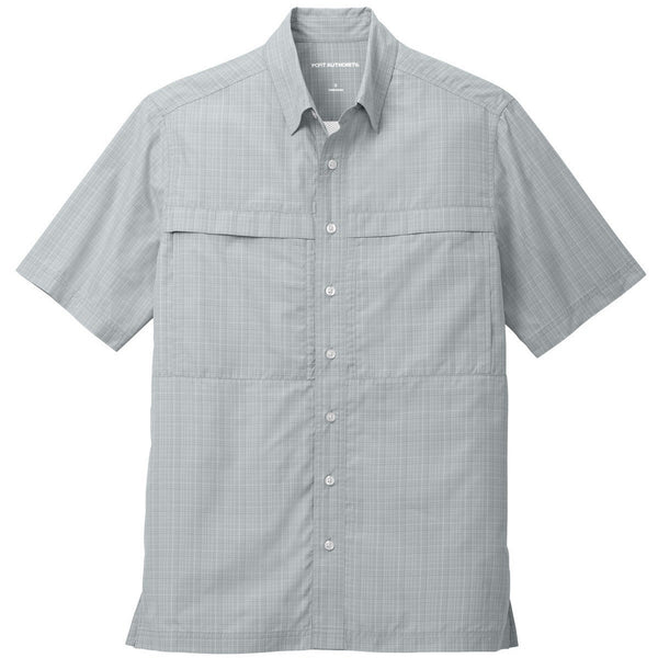 Silver/ Gusty Grey Crosshatch